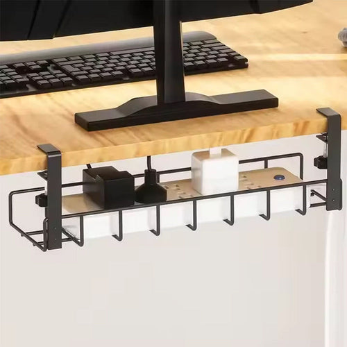 Rainfame under-desk cable management tray